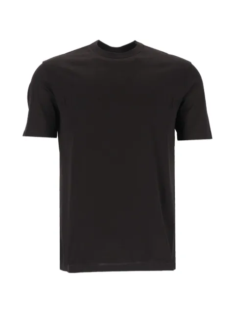 Emporio Armani logo-embroidered T-shirt Black EM004593