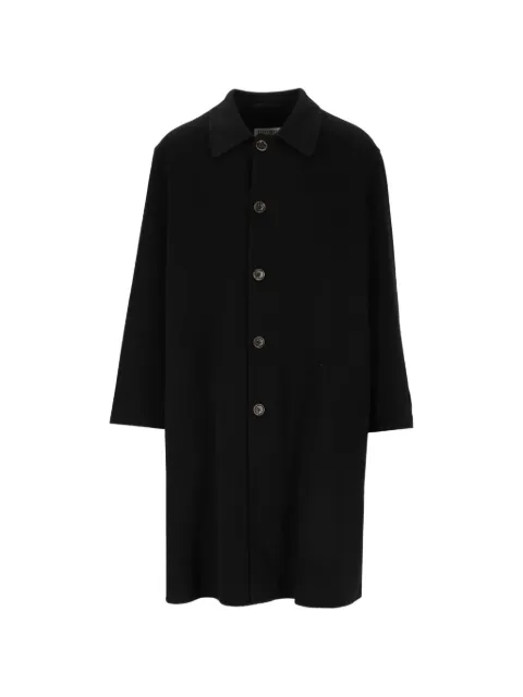 MM6 Maison Margiela double-faced wool coat Black SH0AA0033