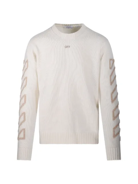Off-White Arrows sweater Neutrals 44MHE087F26K001