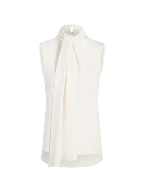 Adam Lippes Swayze scarf-neck top Neutrals P26117SE