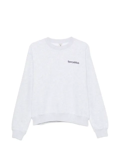 Sporty & Rich logo-embroidered sweater Grey ST09877300GY03