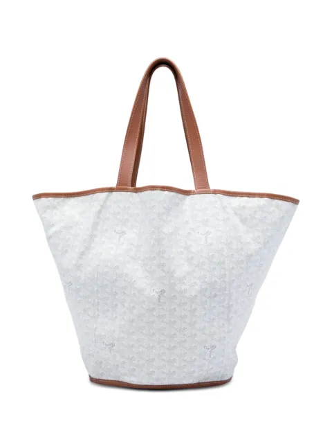 Goyard Pre-Owned 2018 Goyardine Reversible Belharra tote bag White AY8WW4XKK2KFCZAV
