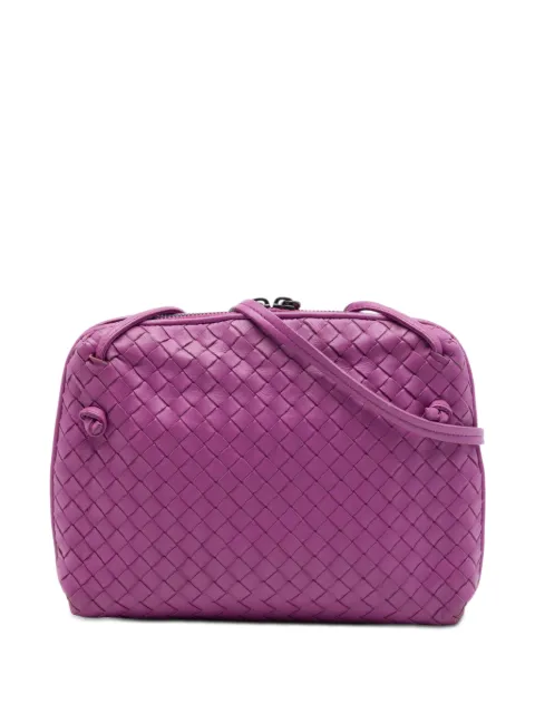 Bottega Veneta Pre-Owned 2012-2026 Nappa Intrecciato Nodini crossbody bag Purple 6YBQJ6V3RIZYP69Z