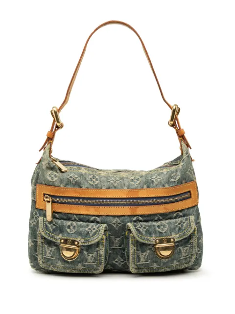 Louis Vuitton Pre-Owned 2006 Monogram Denim Baggy PM shoulder bag Blue B7W23HP28E2WAX76