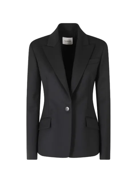 THE ANDAMANE Bianca single-breasted blazer Black T203029ATNW070099