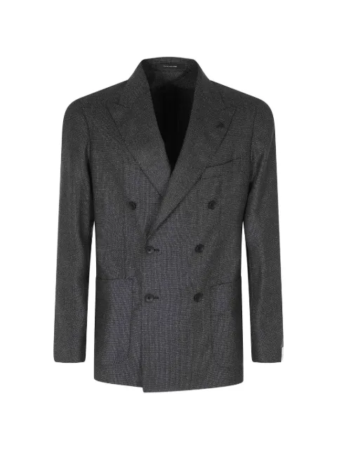 Tagliatore double-breasted peak-lapel blazer Grey 1SMC20K550070U26I128099