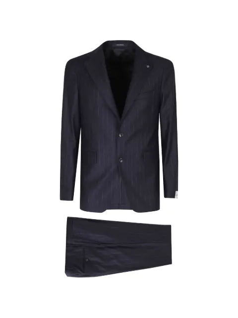 Tagliatore pinstripe-pattern single-breasted suit Blue 2SVS22B11150123R26I221