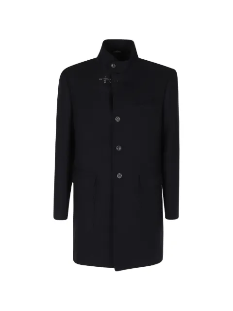Fay lobster-clasp single-breasted coat Blue NAM54530250YOJ
