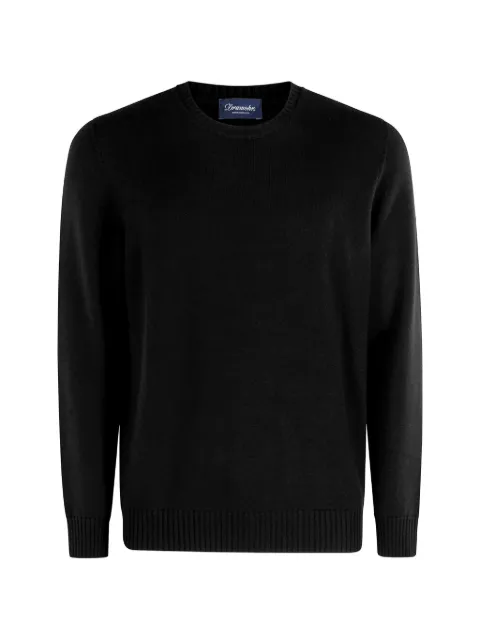 Drumohr crew-neck long-sleeve sweater Black D7M103L00001099