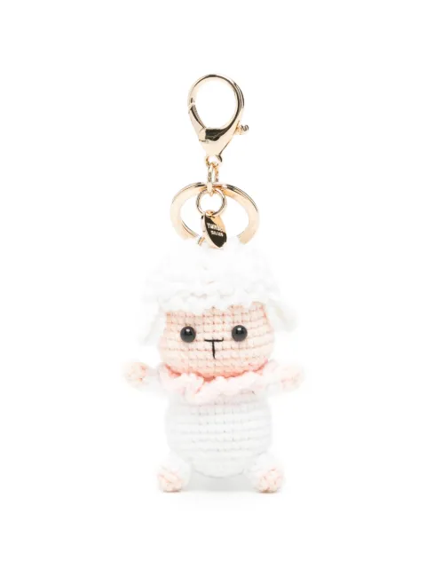 TWINSET sheep-motif keyring White 262TH7073