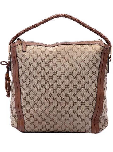 Gucci Pre-Owned 2016-2026 Large GG Canvas Bella tote bag Neutrals YDQDFIPPKDS8LX2F