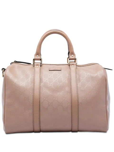 Gucci Pre-Owned 2016-2026 Medium GG Imprime Joy boston bag Brown RT8PPG4IGM75AAMV
