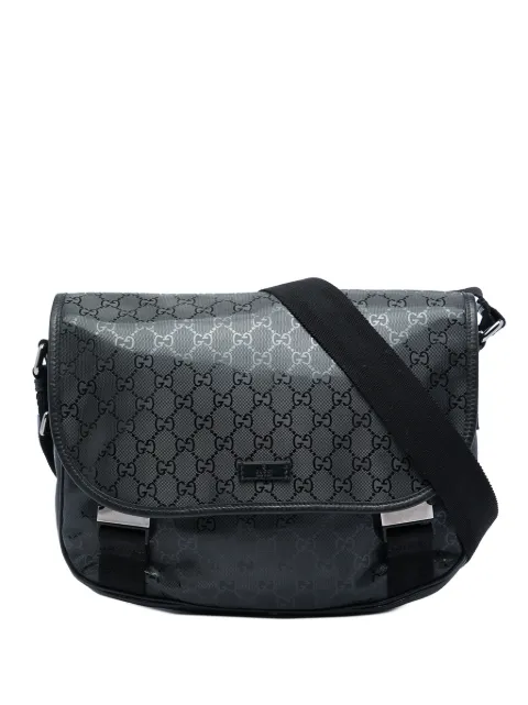 Gucci Pre-Owned 2016-2026 GG Imprime crossbody bag Black MW8KH1TM23X9GQAC
