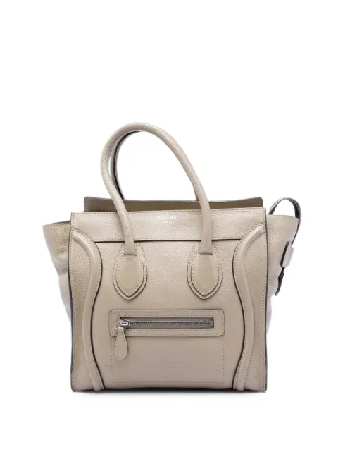 Celine Pre-Owned 2011 Micro Leather Luggage tote bag Neutrals HGBRDP6GZYVQI371