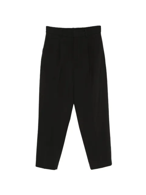PT Torino pleated tapered-leg trousers Black VSDAZ00STDCF02