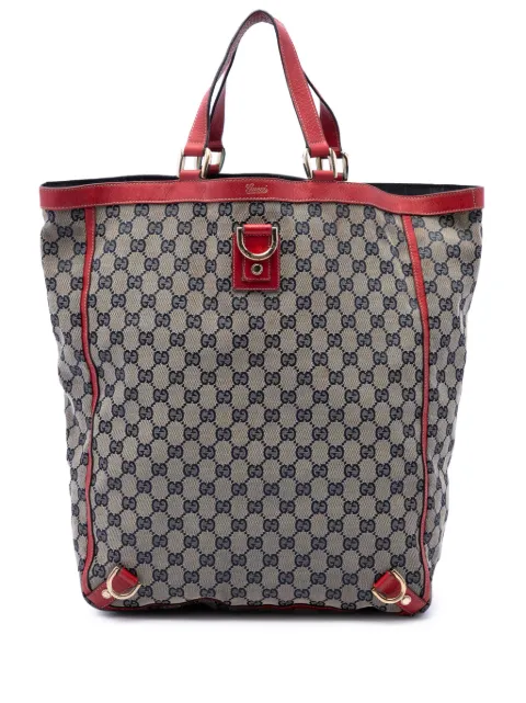 Gucci Pre-Owned 2000-2015 GG Canvas Abbey D Ring tote bag Red 2JEE9GTIOVMAD5BD