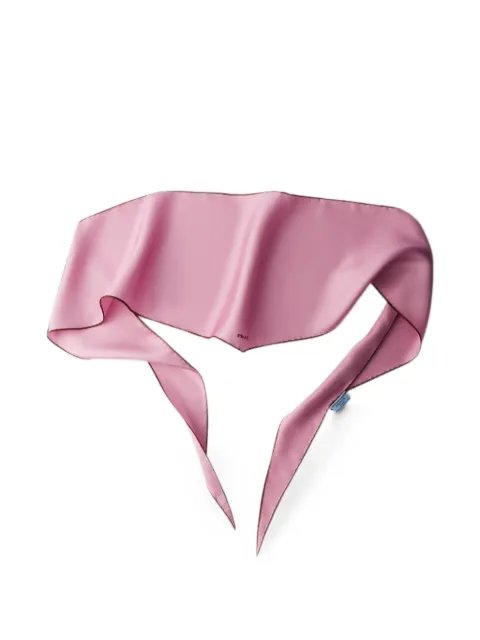 Prada printed twill scarf Pink 1FF0732HH9