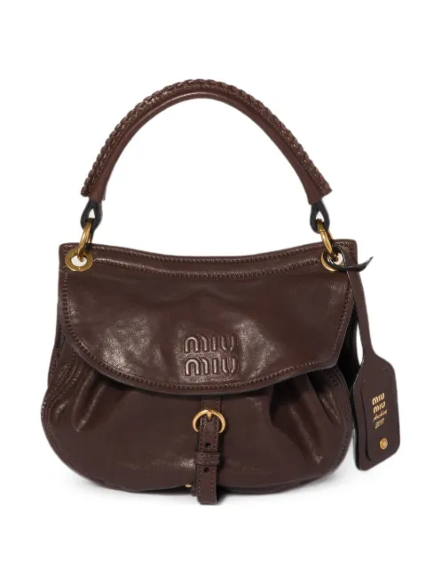 Miu Miu Rendez-vous nappa leather bag Brown 5BC221VOOO2BBL