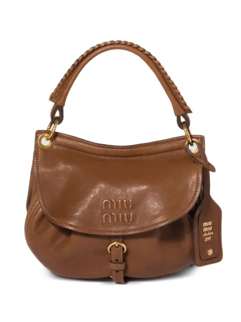 Miu Miu Rendez-vous nappa leather bag Brown 5BC221VOOO2BBL