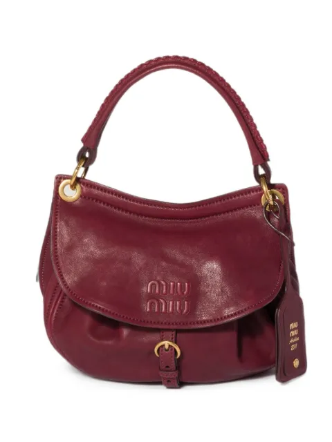 Miu Miu Rendez-vous nappa leather bag Red 5BC221VOOO2BBL