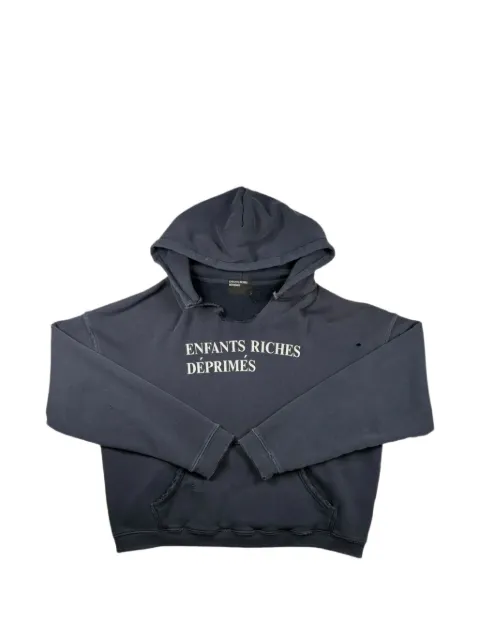 Enfants Riches Déprimés logo-print hoodie Blue 020476
