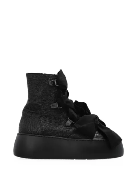 AGL Vibe Ribbon platform boots Black D946515PJLEFOU
