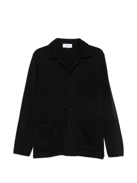 Lardini patch-pocket button-up jacket Black ACLJM91CN65000