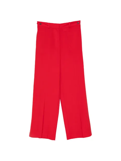 Alysi pressed-crease wide-leg trousers Red 166128A6055