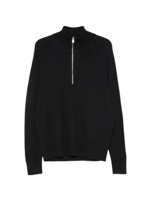Barena quarter-zip wool knit Black KNU57040504