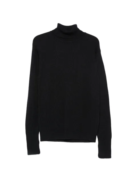 Barena ribbed-knit roll-neck turtleneck Black KNU56860305