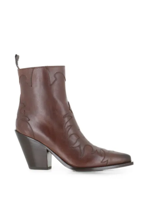 Sartore western-style leather ankle-boots Brown SR3666