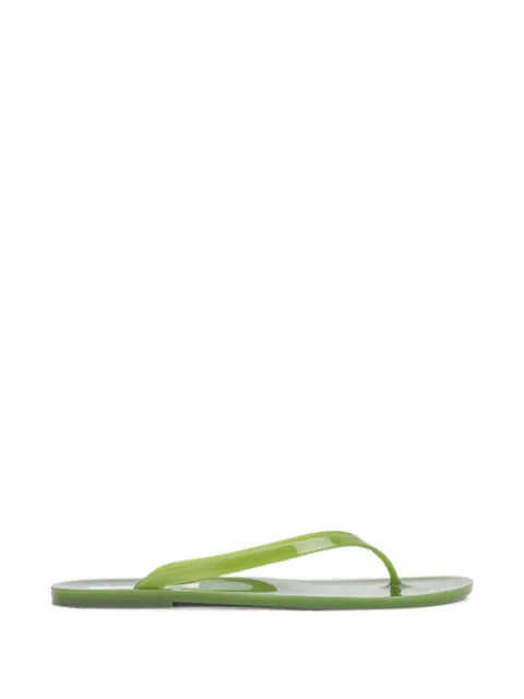 Christopher Esber Jo jelly-texture flip flops Green 24029356PVC