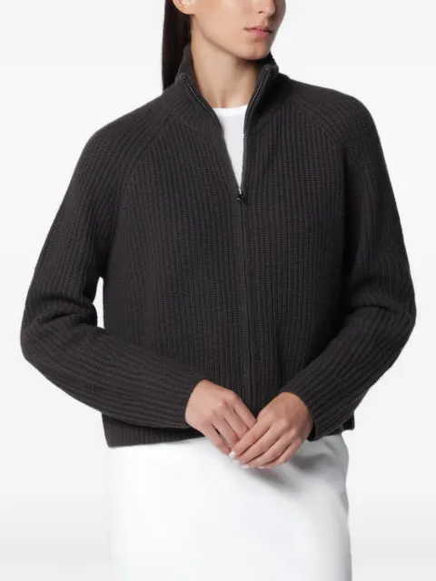 Lisa Yang ribbed-knit Sadie cardigan Grey 2025304