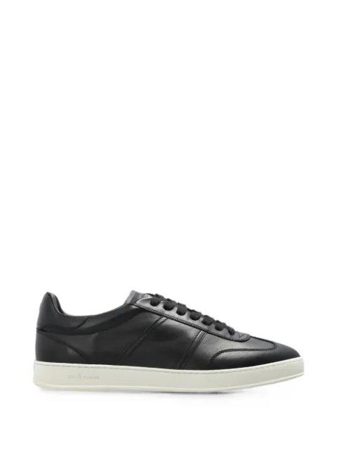Kiton leather sneakers Black USSA396N01512020030