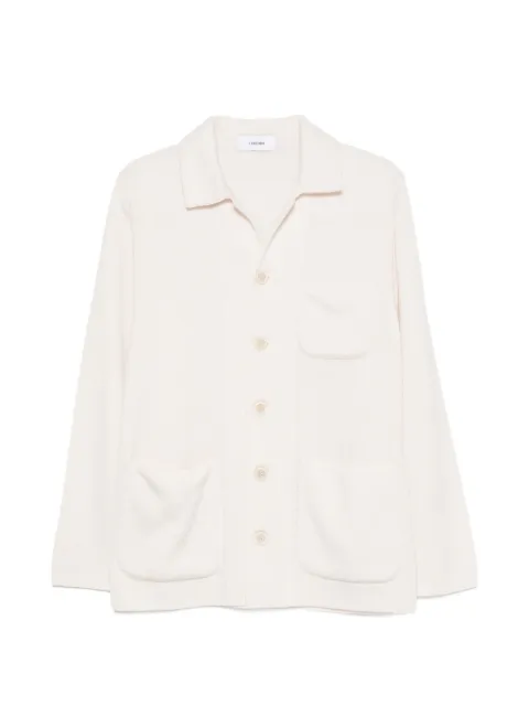 Lardini patch-pocket button-up cardigan Neutrals ACLJM91CN65000