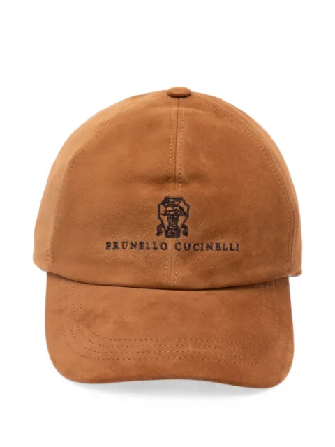 Brunello Cucinelli logo-embroidered baseball cap Brown MPCLF9850CJL78