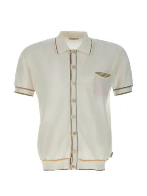 BOB Brett knitted shirt Neutrals BRETTUNICALATTE