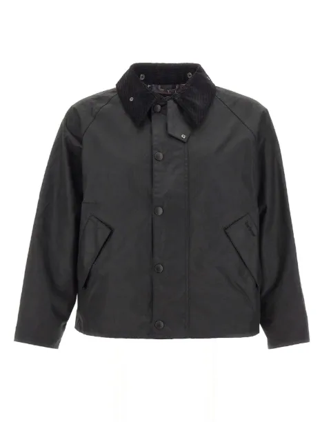 Barbour Transport waxed cotton jacket Black MWX1678MWXBK91