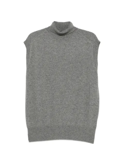 Sofie D'hoore roll-neck sleeveless vest Grey W26MAJAYCASH01