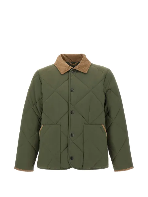 Barbour Short Liddesdale diamond-quilted jacket Green MQU1866MQUOL52