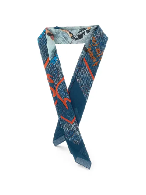 BOB Lego graphic-print scarf Blue LEGOVR0407STAMPATO