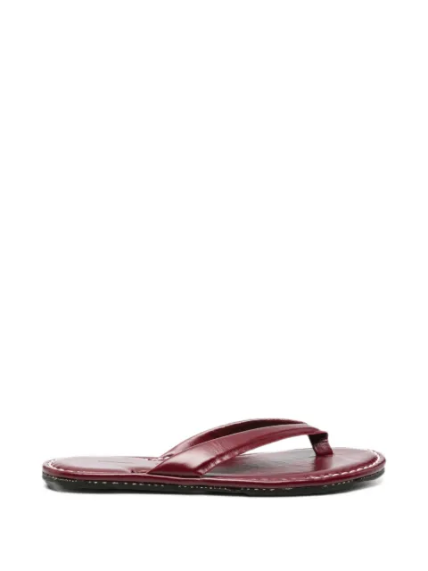 RIA MENORCA Leru contrast-stitched sandals Red F01