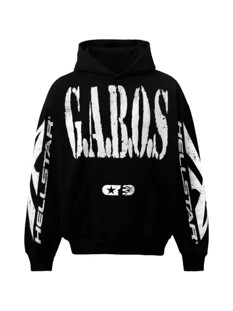 HELLSTAR G.A.B.O.S. logo-print hoodie Black HSR334