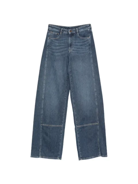 Emporio Armani panelled wide-leg jeans Blue EW004795AF28397MB002
