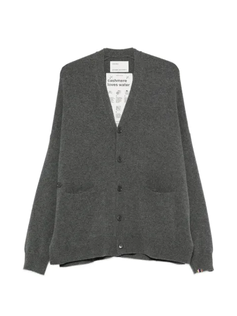 extreme cashmere Tokio V-neck cardigan Grey N24