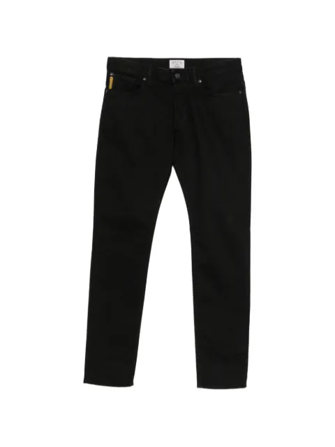 Emporio Armani logo-patch slim-fit jeans Black EM005951AF30120