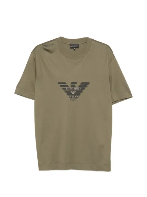 Emporio Armani logo-print T-shirt Green EM006765AF10017