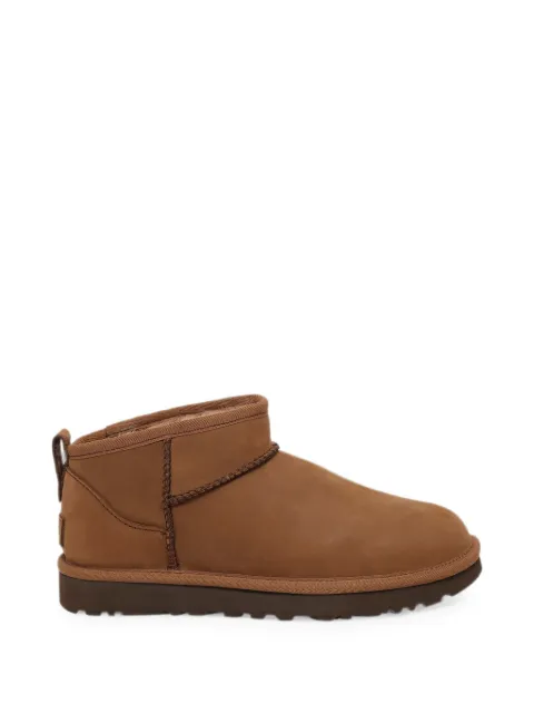 UGG Classic Ultra Mini nubuck ankle boots Brown 1184556