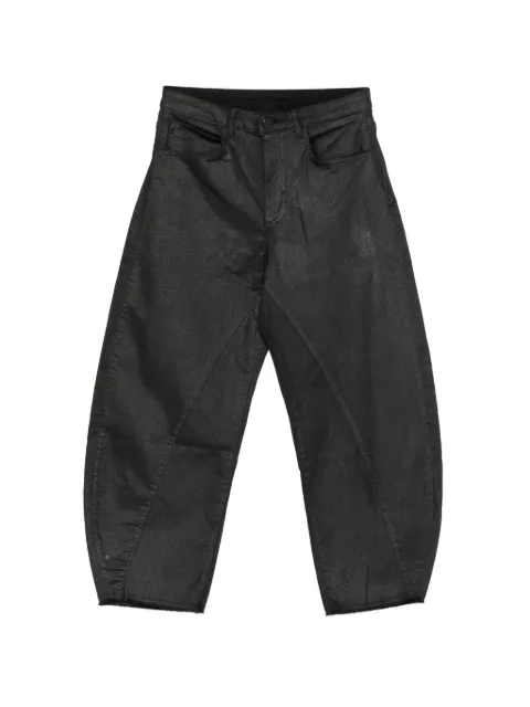 Thom Krom belt-loop coated trousers Black WT81