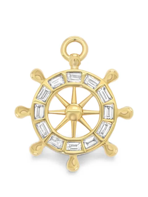 Sara Weinstock Papua diamond captain's wheel charm Gold PYWCWPCMG